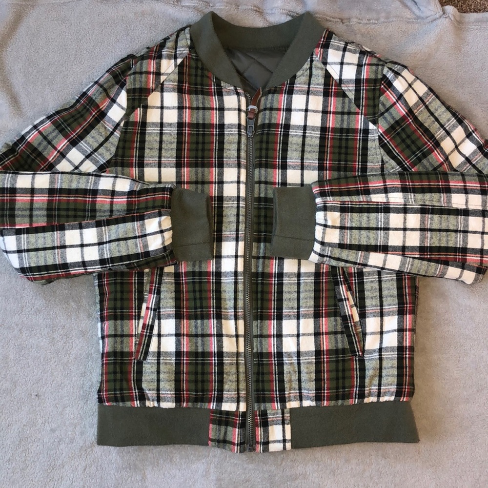 Forever 21 - Juniors Small  Jacket Reversable - Picture 3 of 4